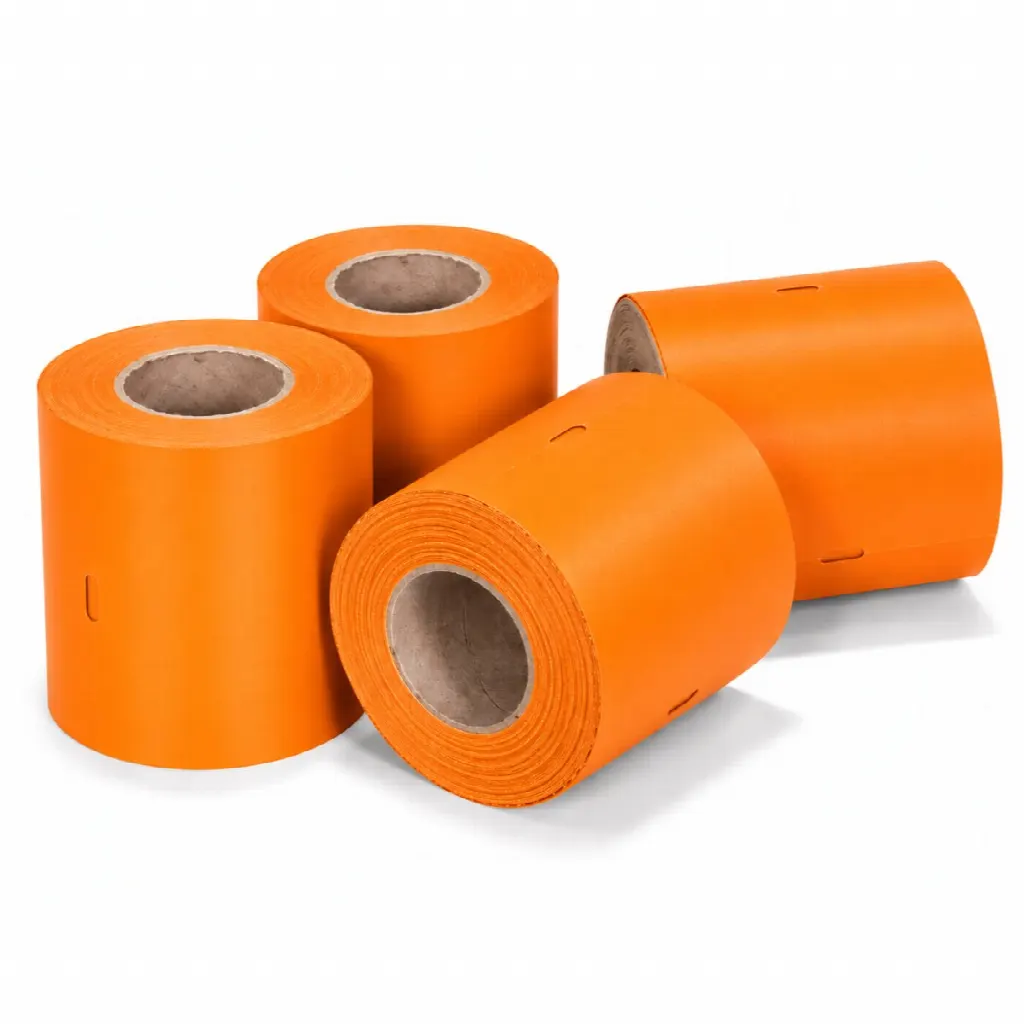 Rolo CoatCheck, bilhetes de entrada ‘económicos’ sem talão de controlo, 14 x 550 bilhetes, laranja