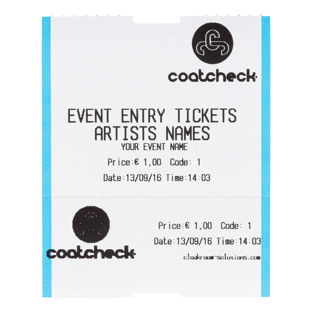 CoatCheck+ Ticket Printer with Keyboard