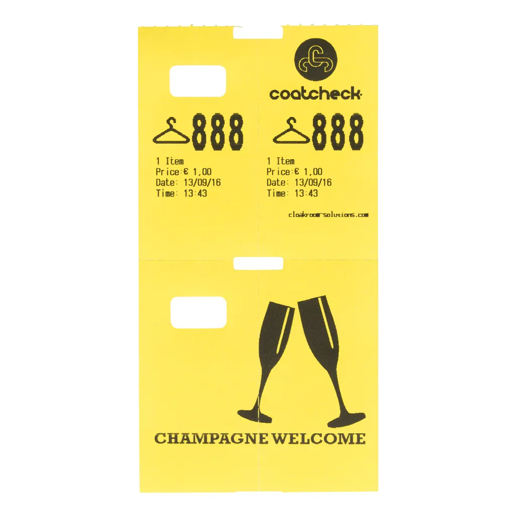 CoatCheck+ Ticket Printer