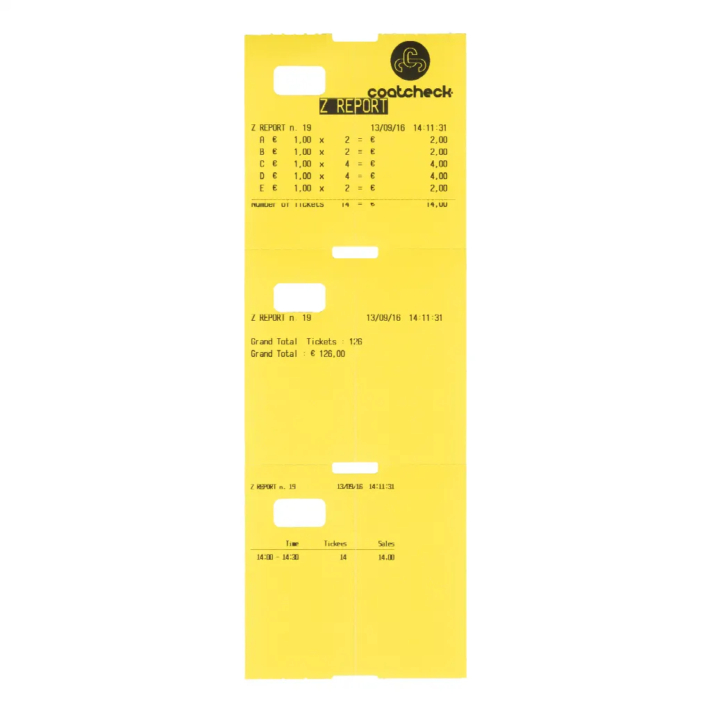 CoatCheck+ Ticket Printer with Keyboard