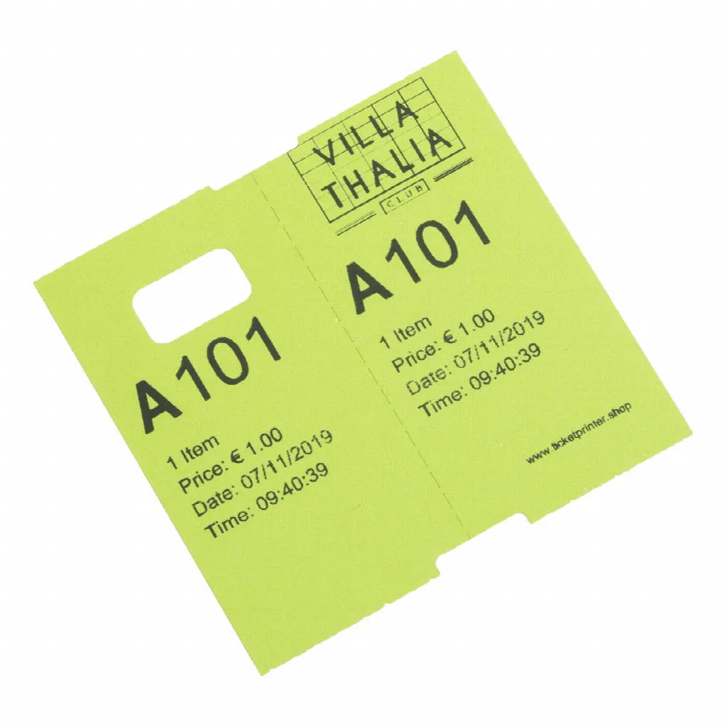 Senhas de bengaleiro Coatcheck, 14x 325 senhas, verde