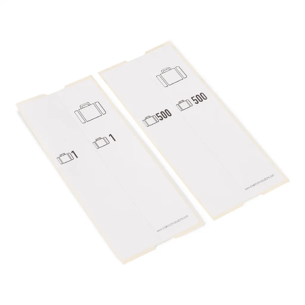 Value pack, 5x 500 self-adhesive luggage tags Special offer: 2000 + 500 free! ** SPECIAL PRICE **