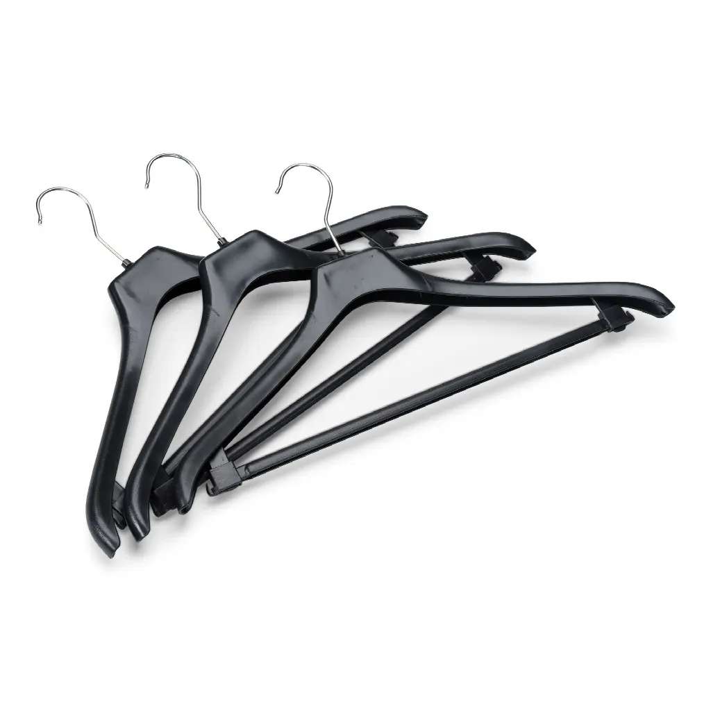 economy plastic coathangers, box of 100 pcs