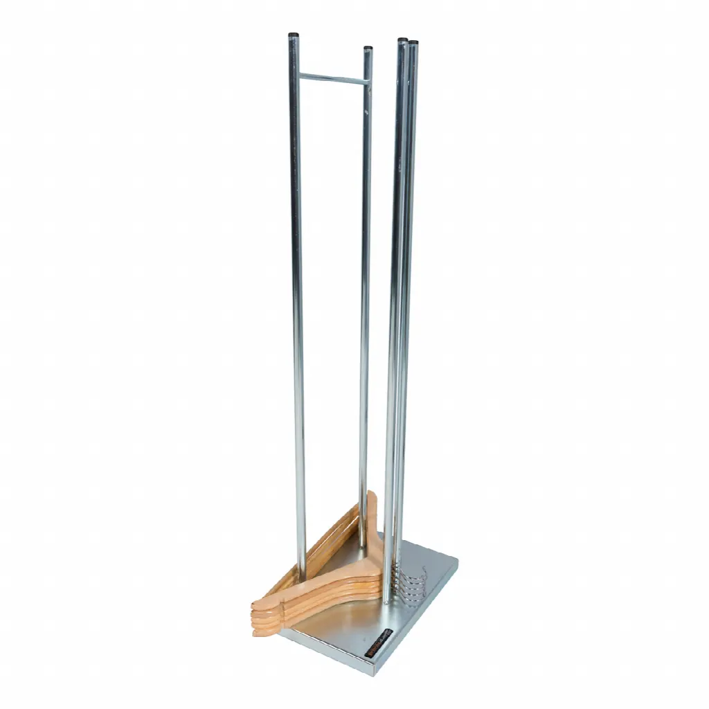 Dispenser din zinc pentru umerașe goale