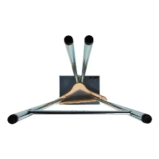Zinc dispenser for empty coat hangers